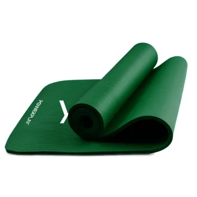 Килимок для йоги і фітнесу PowerPlay 4151 NBR 183*61*1.5 см Зелений - 2 - Robinzon.ua
