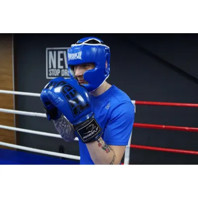 Боксерский шлем тренировочный PowerPlay 3100 PU Синий XL - 6 Боксерский шлем тренировочный PowerPlay 3100 PU Синий XL - 6 - Robinzon.ua