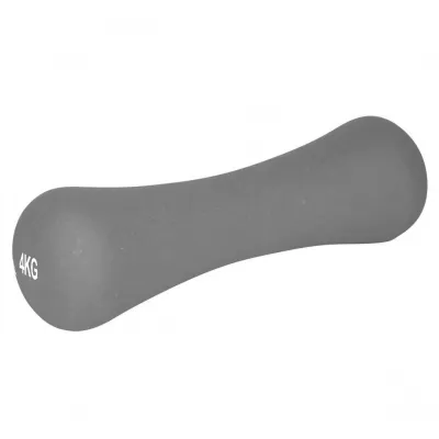 Гантель неопреновая PowerPlay 4126 Spartacus 4 кг. Серая (1шт.) - 1 - Robinzon.ua