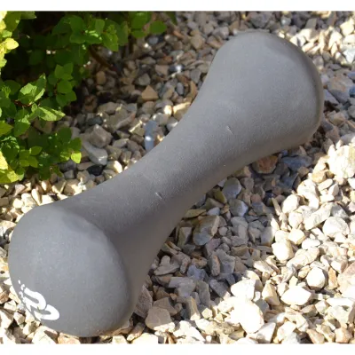 Гантель неопреновая PowerPlay 4126 Spartacus 5 кг. Серая (1шт.) - 5 - Robinzon.ua