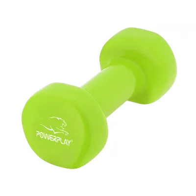 Гантель вінілова PowerPlay 4125 Achilles 2*3 кг. Зелені (2шт.) - 3 Гантель вінілова PowerPlay 4125 Achilles 2*3 кг. Зелені (2шт.) - 3 - Robinzon.ua