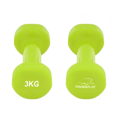 Гантель вінілова PowerPlay 4125 Achilles 2*3 кг. Зелені (2шт.) - 5 Гантель вінілова PowerPlay 4125 Achilles 2*3 кг. Зелені (2шт.) - 5 - Robinzon.ua