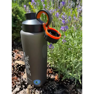 Пляшка для води CASNO 1000 мл KXN-1243 Сіра - 3 Пляшка для води CASNO 1000 мл KXN-1243 Сіра - 3 - Robinzon.ua