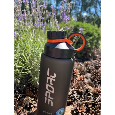 Пляшка для води CASNO 800 мл KXN-1242 Сіра - 1 Пляшка для води CASNO 800 мл KXN-1242 Сіра - 1 - Robinzon.ua