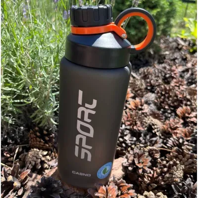 Пляшка для води CASNO 800 мл KXN-1242 Сіра - 5 Пляшка для води CASNO 800 мл KXN-1242 Сіра - 5 - Robinzon.ua