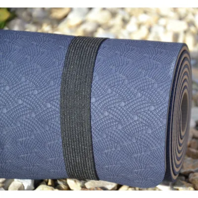 Коврик для йоги и фитнеса PowerPlay 4150 Premium TPE 183*61*0.6 см Синий - 4 - Robinzon.ua