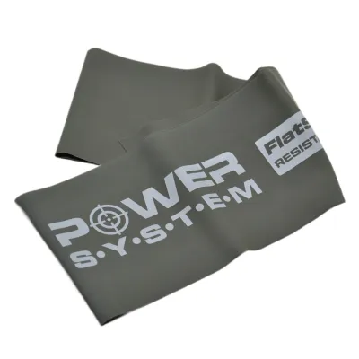 Стрічка-еспандер для спорту та реабілітації Power System PS-4123 Flat Stretch Band Level 3 Black (12-15кг.) - 1 - Robinzon.ua