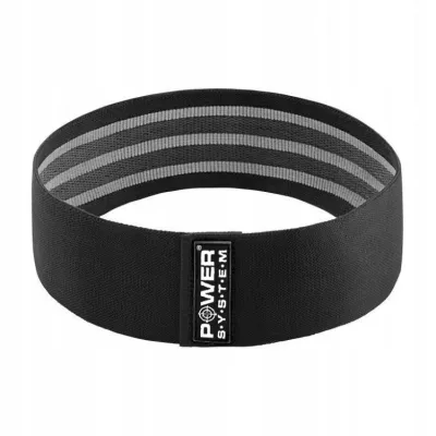 Тканевая резинка для фитнеса и спорта Power System PS-4093 Booty Band LVL 3 Black/Grey (d_94 см. 6-12кг.) - 1 - Robinzon.ua