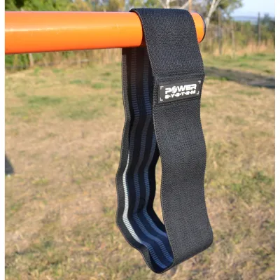 Тканевая резинка для фитнеса и спорта Power System PS-4093 Booty Band LVL 3 Black/Grey (d_94 см. 6-12кг.) - 4 - Robinzon.ua