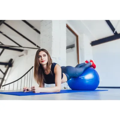 М'яч для фітнесу (фітбол) Power System PS-4011 Ø55 cm PRO Gymball Blue - 3 М'яч для фітнесу (фітбол) Power System PS-4011 Ø55 cm PRO Gymball Blue - 3 - Robinzon.ua