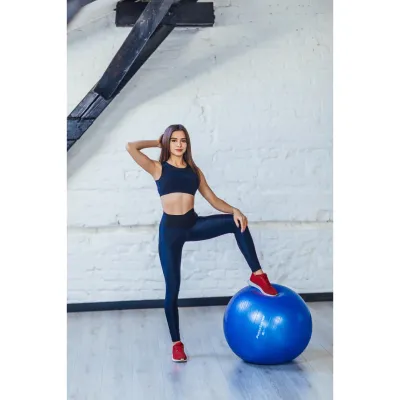 М'яч для фітнесу (фітбол) Power System PS-4011 Ø55 cm PRO Gymball Blue - 5 М'яч для фітнесу (фітбол) Power System PS-4011 Ø55 cm PRO Gymball Blue - 5 - Robinzon.ua