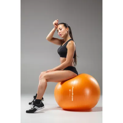 Мяч для фитнеса (фитбол) Power System PS-4011 Ø55 cm PRO Gymball Orange - 4 Мяч для фитнеса (фитбол) Power System PS-4011 Ø55 cm PRO Gymball Orange - 4 - Robinzon.ua