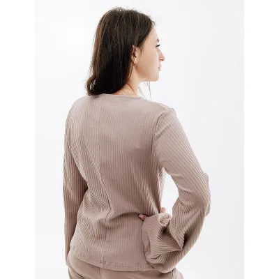 Женский Лонгслив Nike W NSW RIB JRSY LS TOP M (7dDV7866-272 M) - 4 - Robinzon.ua