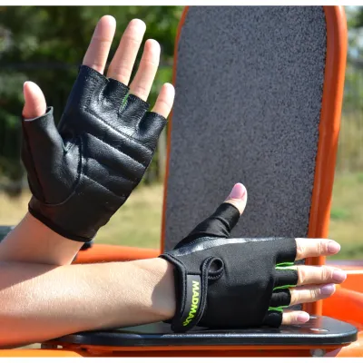 Рукавички для фітнесу та важкої атлетики MadMax MFG-251 Rainbow Green S - 3 - Robinzon.ua