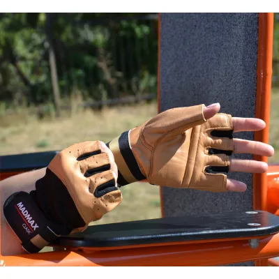 Рукавички для фітнесу та важкої атлетики MadMax MFG-248 Clasic Brown M - 6 Рукавички для фітнесу та важкої атлетики MadMax MFG-248 Clasic Brown M - 6 - Robinzon.ua