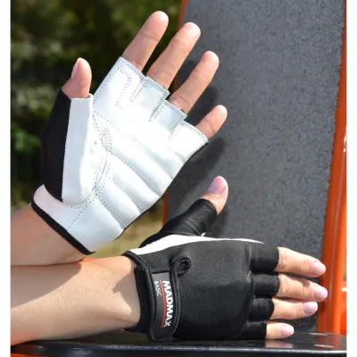 Перчатки для фитнеса и тяжелой атлетики MadMax MFG-250 Basic Whihe L - 6 Перчатки для фитнеса и тяжелой атлетики MadMax MFG-250 Basic Whihe L - 6 - Robinzon.ua