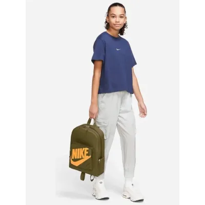 Рюкзак Nike Y NK CLASSIC BKPK темно-зеленый, оранжевый Дет 38 х 28 х 13 см BA5928-368 - 6 - Robinzon.ua
