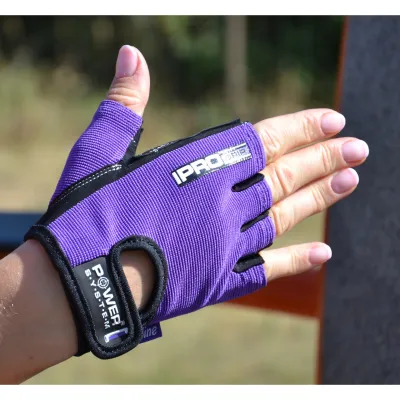 Перчатки для фитнеса и тяжелой атлетики Power System PS-2250 Pro Grip женские Purple XS - 3 - Robinzon.ua