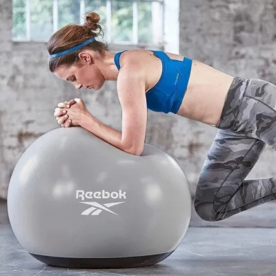 Фітбол Reebok Stability Gymball чорний Уні 75 см RAB-40017BK - 1 - Robinzon.ua