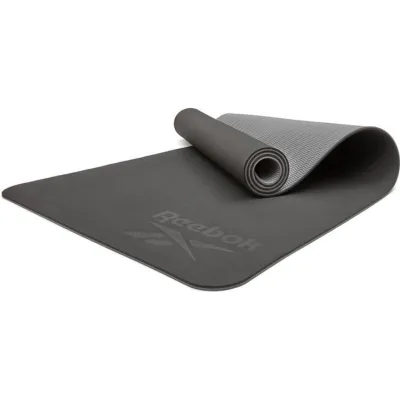 Двосторонній килимок для йоги Reebok Double Sided 4 mm Yoga Mat сірий Уні 173 х 61 х 0,4 см RAYG-11042BKGR - 1 - Robinzon.ua
