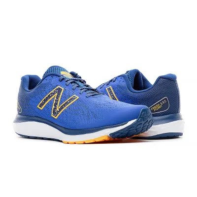 Мужские Кроссовки New Balance Fresh Foam 680v7  Синий 40.5 (7dM680BN7 40.5) - 3 - Robinzon.ua