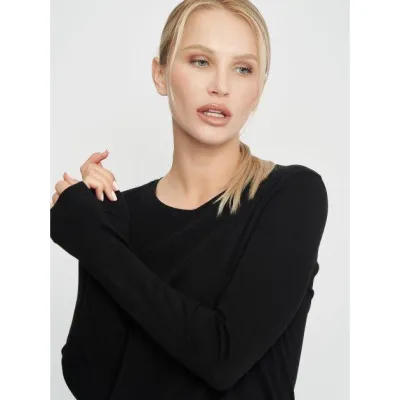 Жіночий лонгслів Joma ORGANIC Чорний M (901611.100) - 3 - Robinzon.ua