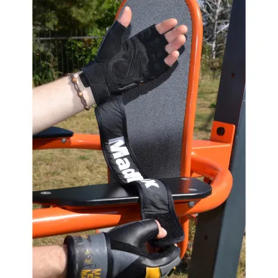 Рукавички для фітнесу MadMax MFG-880 Signature Black/Grey/Yellow XXL - 6 Рукавички для фітнесу MadMax MFG-880 Signature Black/Grey/Yellow XXL - 6 - Robinzon.ua