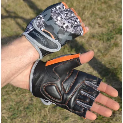 Рукавички для фітнесу MadMax MFG-831 Mti 83.1 Grey/Digital Camo S - 6 Рукавички для фітнесу MadMax MFG-831 Mti 83.1 Grey/Digital Camo S - 6 - Robinzon.ua