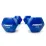 Гантель для фитнеса 5.0 кг EasyFit с виниловым покрытием синяя - 1 - Robinzon.ua
