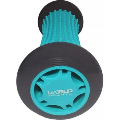 Масажний ролик LiveUP MASSAGE BAR сірий, бірюзовий 16.5х7 см LS5048-b - 1 - Robinzon.ua