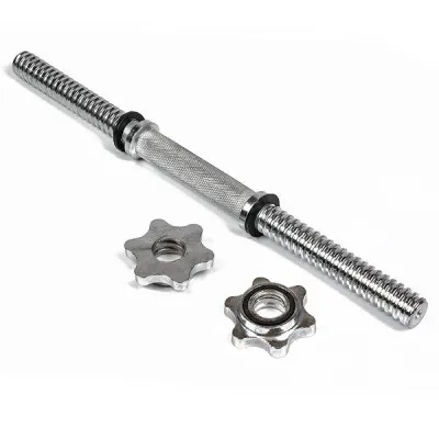 Гантельный гриф EasyFit 45 см Ø 25 мм хромированный - 1 Гантельный гриф EasyFit 45 см Ø 25 мм хромированный - 1 - Robinzon.ua