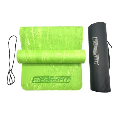 Коврик для йоги и фитнеса EasyFit PER Premium Mat 8 мм + Чехол салатовый - 1 Коврик для йоги и фитнеса EasyFit PER Premium Mat 8 мм + Чехол салатовый - 1 - Robinzon.ua