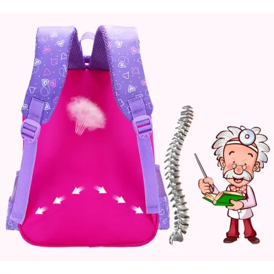 Рюкзак Холодное сердце RESTEQ, школьная сумка для девочек, рюкзак для школы, рюкзак Frozen 38x26x14 см - 4 - Robinzon.ua