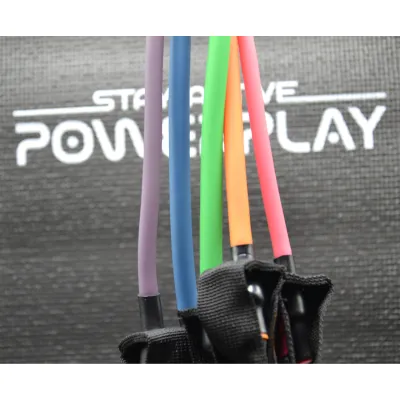 Набор трубчатых эспандеров PowerPlay PP-4101 Expander Tube Set 3шт. (до 18.2 кг.) - 5 - Robinzon.ua