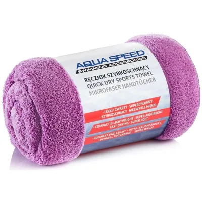 Рушник Aqua Speed Dry Coral 50 x 100 см 7040 Фіолетовий (157-09) - 1 - Robinzon.ua