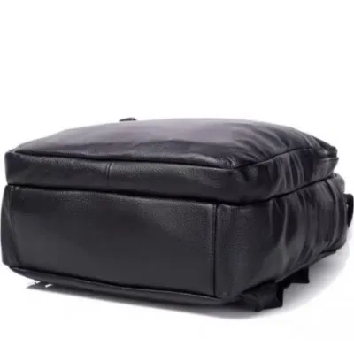 Міський рюкзак шкіряний Tiding Bag B2-03555A чорний - 2 - Robinzon.ua