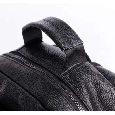 Міський рюкзак шкіряний Tiding Bag B2-03555A чорний - 5 - Robinzon.ua