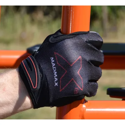 Рукавички для фітнесу MadMax MXG-103 X Gloves Black/Grey XXL - 5 - Robinzon.ua