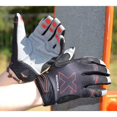Рукавички для фітнесу MadMax MXG-103 X Gloves Black/Grey XXL - 6 - Robinzon.ua