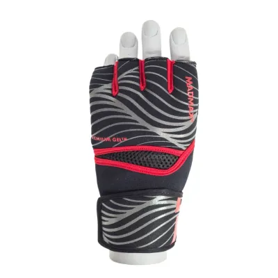 Рукавички (фітбоксу або легких ударів по боксерській груші) MadMax MFG-906 MAXGEL Fighting Gloves Black/Red - 1 - Robinzon.ua