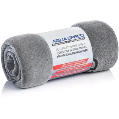 Полотенце Aqua Speed DRY SOFT серый 70 x 140 см Уни 156-03 - 1 - Robinzon.ua