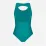 Купальник злитий жіночий Arena Solid O Back Swimsuit Зелений 40 (005911-600) - 1 - Robinzon.ua
