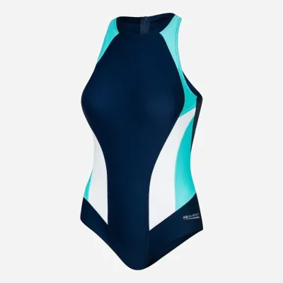 Купальник злитий жіночий Aqua Speed 344-42 42 (XL) Темно-синій (5908217664112) - 2 - Robinzon.ua