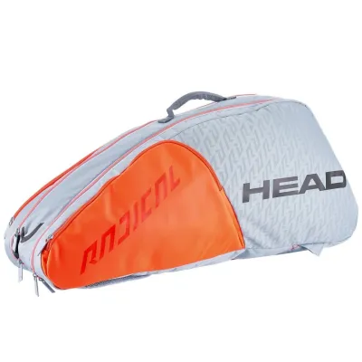 Тенісна сумка HEAD RADICAL 9R SUPERCOMBI GROR Сірий/Помаранчевий (283-511) - 1 Тенісна сумка HEAD RADICAL 9R SUPERCOMBI GROR Сірий/Помаранчевий (283-511) - 1 - Robinzon.ua