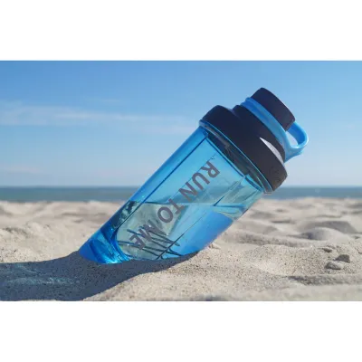 Шейкер спортивний з контейнером Casno 600 мл KXN-1199 з вінчиком Синій - 3 - Robinzon.ua