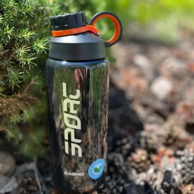 Пляшка для води CASNO 800 мл KXN-1235 Сіра - 3 Пляшка для води CASNO 800 мл KXN-1235 Сіра - 3 - Robinzon.ua