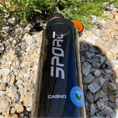 Пляшка для води CASNO 1500 мл KXN-1237 Сіра - 1 Пляшка для води CASNO 1500 мл KXN-1237 Сіра - 1 - Robinzon.ua