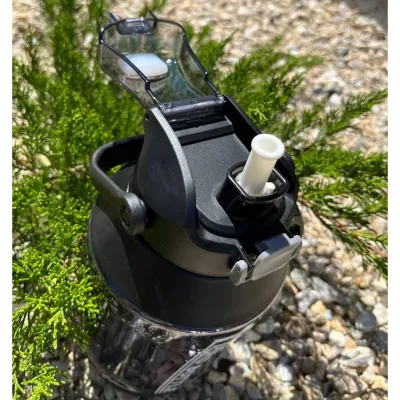 Пляшка для води CASNO 1000 мл KXN-1258 Чорна - 2 Пляшка для води CASNO 1000 мл KXN-1258 Чорна - 2 - Robinzon.ua