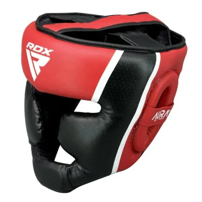 Боксерский шлем RDX AURA PLUS T-17 Red/Black XL (капа в комплекте) - 1 - Robinzon.ua