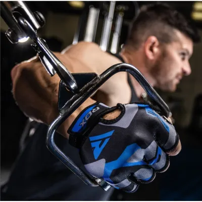 Перчатки для фитнеса RDX F6 Sumblimation Blue XL - 6 Перчатки для фитнеса RDX F6 Sumblimation Blue XL - 6 - Robinzon.ua